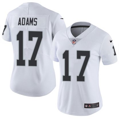 Nike Las Vegas Raiders #17 Davante Adams White Women's Stitched NFL Vapor Untouchable Limited Jersey