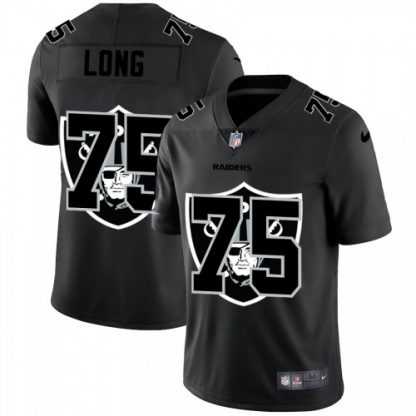 Las Vegas Las Vegas Raiders #75 Howie Long Men's Nike Team Logo Dual Overlap Limited NFL Jersey Black