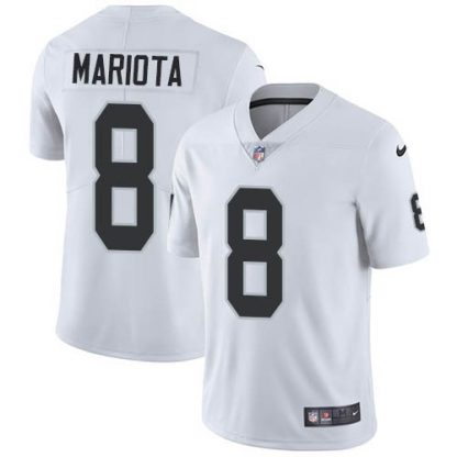 Nike Las Vegas Raiders #8 Marcus Mariota White Youth Stitched NFL Vapor Untouchable Limited Jersey