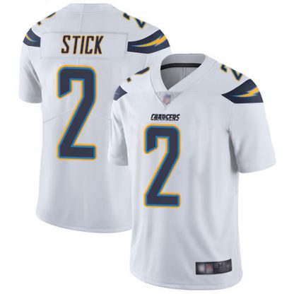 Nike Los Angeles Chargers #2 Easton Stick White Men's Stitched NFL Vapor Untouchable Limited Jersey