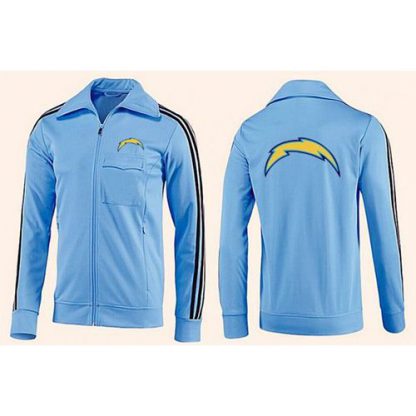 NFL Los Angeles Los Angeles Chargers Team Logo Jacket Light Blue_2