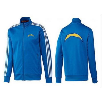 NFL Los Angeles Los Angeles Chargers Team Logo Jacket Blue_3