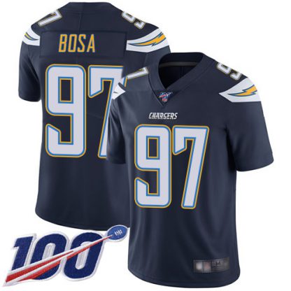 Nike Los Angeles Chargers #97 Joey Bosa Navy Blue Team Color Men's Stitched NFL 100th Season Vapor Limited Jersey