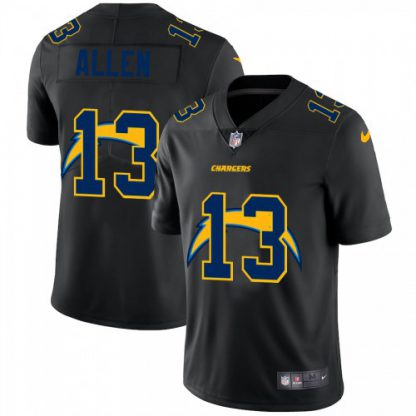 Los Angeles Los Angeles Chargers #13 Keenan Allen Men's Nike Team Logo Dual Overlap Limited NFL Jersey Black