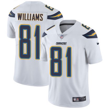 Nike Los Angeles Chargers #81 Mike Williams White Youth Stitched NFL Vapor Untouchable Limited Jersey