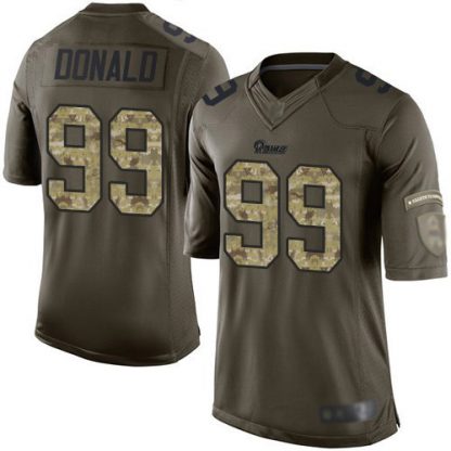 Nike Los Angeles Rams #99 Aaron Donald Green Youth Stitched NFL Limited 2015 Salute to Service Jersey