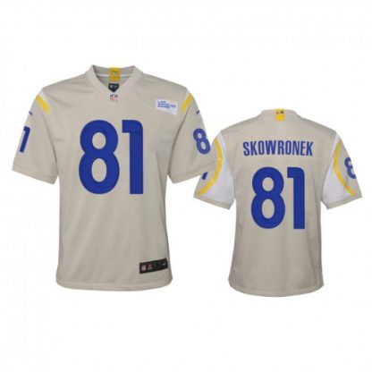 Los Angeles Los Angeles Rams #81 Ben Skowronek Youth Nike Game NFL Jersey - Bone