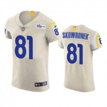 Los Angeles Los Angeles Rams #81 Ben Skowronek Men's Nike Vapor Elite Player NFL Jersey - Bone