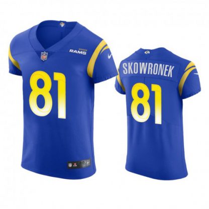 Los Angeles Los Angeles Rams #81 Ben Skowronek Men's Nike Vapor Elite Player NFL Jersey - Royal