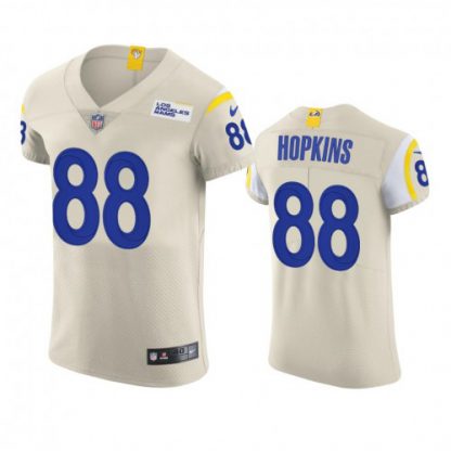 Los Angeles Los Angeles Rams #88 Brycen Hopkins Men's Nike Vapor Elite Player NFL Jersey - Bone