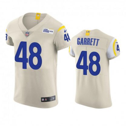 Los Angeles Los Angeles Rams #48 Chris Garrett Men's Nike Vapor Elite Player NFL Jersey - Bone