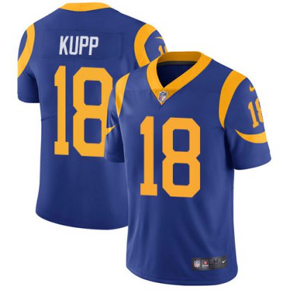 Nike Los Angeles Rams #18 Cooper Kupp Royal Blue Alternate Youth Stitched NFL Vapor Untouchable Limited Jersey