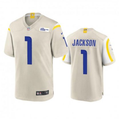 Los Angeles Los Angeles Rams #1 Desean Jackson Men's Nike Game NFL Jersey - Bone