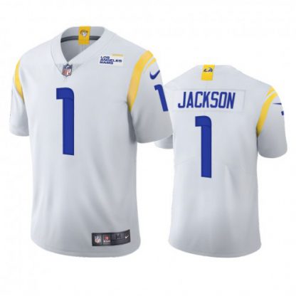 Los Angeles Los Angeles Rams #1 Desean Jackson Men's Nike 2021 Vapor Limited NFL Jersey - White