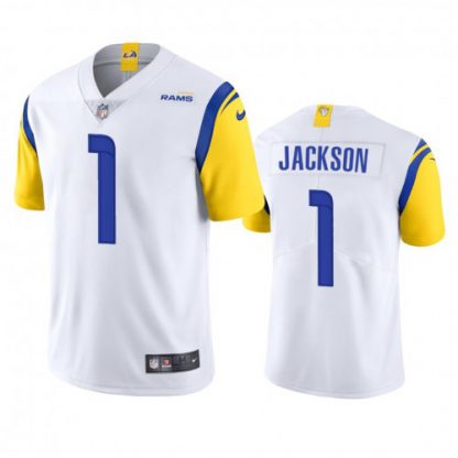 Los Angeles Los Angeles Rams #1 Desean Jackson Men's Nike Alternate Vapor Limited NFL Jersey - White