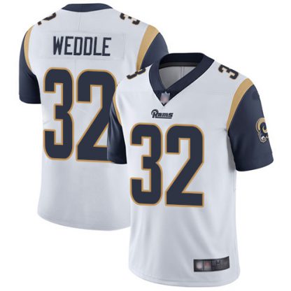 Nike Los Angeles Rams #32 Eric Weddle White Men's Stitched NFL Vapor Untouchable Limited Jersey