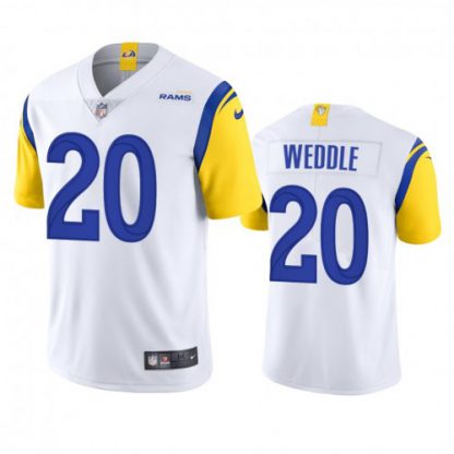 Los Angeles Los Angeles Rams #20 Eric Weddle Men's Nike Alternate Vapor Limited NFL Jersey - White