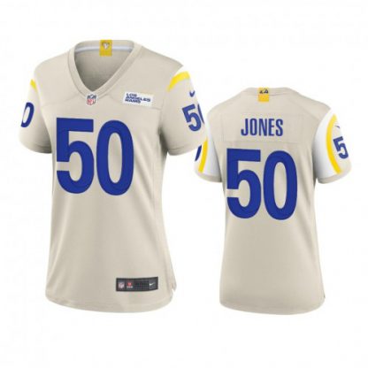 Los Angeles Los Angeles Rams #50 Ernest Jones Women's Nike Game NFL Jersey - Bone