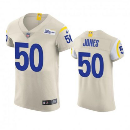 Los Angeles Los Angeles Rams #50 Ernest Jones Men's Nike Vapor Elite Player NFL Jersey - Bone