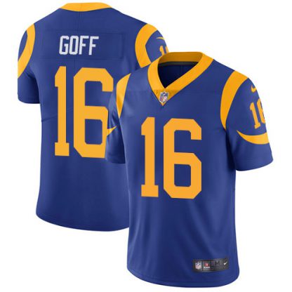 Nike Los Angeles Rams #16 Jared Goff Royal Blue Alternate Youth Stitched NFL Vapor Untouchable Limited Jersey