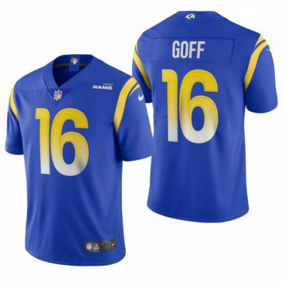 Los Angeles Los Angeles Rams #16 Jared Goff Men's Nike Royal 2020 Vapor Untouchable Limited NFL Jersey