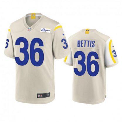 Los Angeles Los Angeles Rams #36 Jerome Bettis Men's Nike Game NFL Jersey - Bone