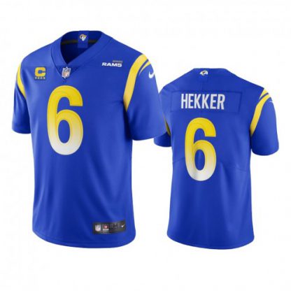 Los Angeles Los Angeles Rams #6 Johnny Hekker Men's Nike Vapor Limited NFL Jersey - Royal