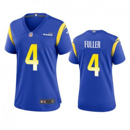 Los Angeles Los Angeles Rams #4 Jordan Fuller Women's Nike Game NFL Jersey - Royal