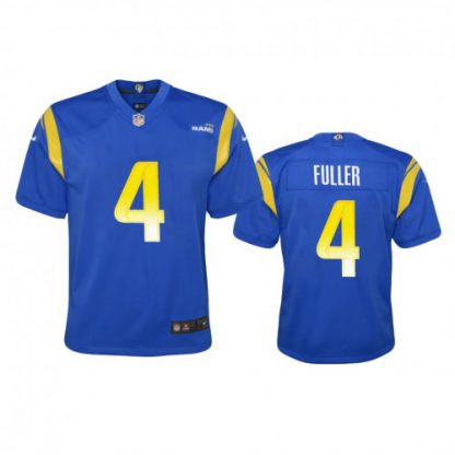 Los Angeles Los Angeles Rams #4 Jordan Fuller Youth Nike Game NFL Jersey - Royal