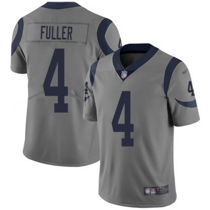 Nike Los Angeles Rams #4 Jordan Fuller Gray Youth Stitched NFL Limited Inverted Legend Jersey