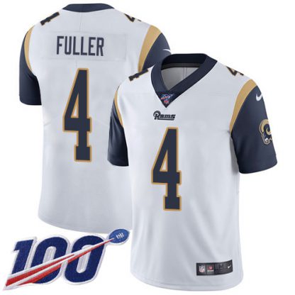 Nike Los Angeles Rams #4 Jordan Fuller White Youth Stitched NFL 100th Season Vapor Untouchable Limited Jersey
