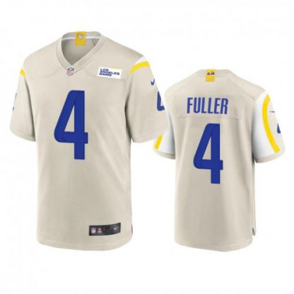 Los Angeles Los Angeles Rams #4 Jordan Fuller Men's Nike Game NFL Jersey - Bone