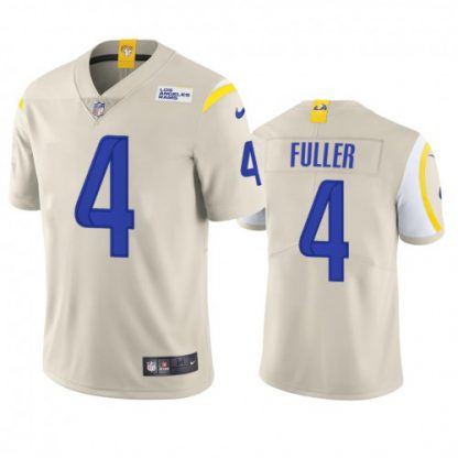 Los Angeles Los Angeles Rams #4 Jordan Fuller Men's Nike Vapor Limited NFL Jersey - Bone