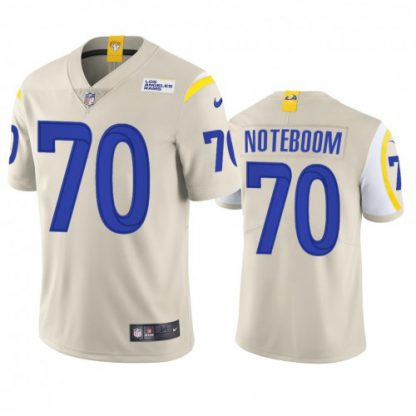Los Angeles Los Angeles Rams #70 Joseph Noteboom Men's Nike Vapor Limited NFL Jersey - Bone