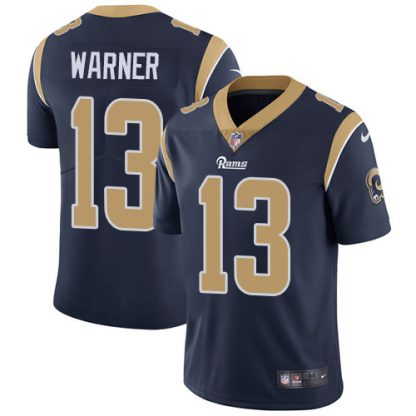 Nike Los Angeles Rams #13 Kurt Warner Navy Blue Team Color Youth Stitched NFL Vapor Untouchable Limited Jersey