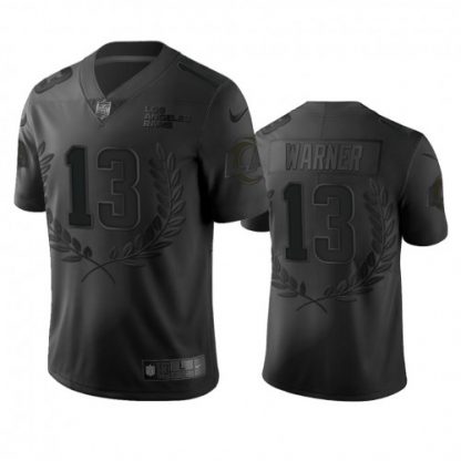 Los Angeles Los Angeles Rams #13 Kurt Warner Men's Nike Black NFL MVP Limited Edition Jersey