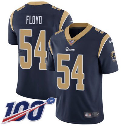 Nike Los Angeles Rams #54 Leonard Floyd Navy Blue Team Color Youth Stitched NFL 100th Season Vapor Untouchable Limited Jersey
