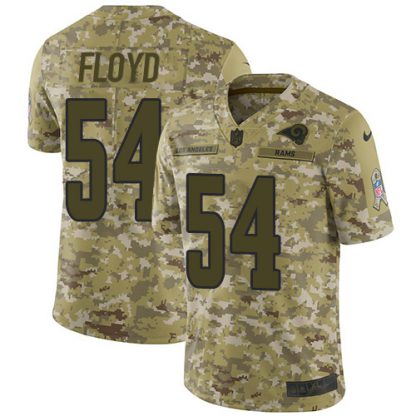 Nike Los Angeles Rams #54 Leonard Floyd Camo Men's Stitched NFL Limited 2018 Salute To Service Jersey
