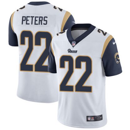 Nike Los Angeles Rams #22 Marcus Peters White Youth Stitched NFL Vapor Untouchable Limited Jersey