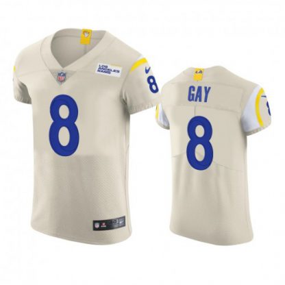 Los Angeles Los Angeles Rams #8 Matt Gay Men's Nike Vapor Elite Player NFL Jersey - Bone