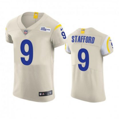 Los Angeles Los Angeles Rams #9 Matthew Stafford Men's Nike Vapor Elite Player NFL Jersey - Bone