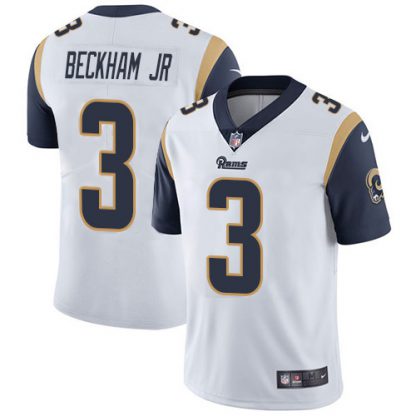 Nike Los Angeles Rams #3 Odell Beckham Jr. White Youth Stitched NFL Vapor Untouchable Limited Jersey