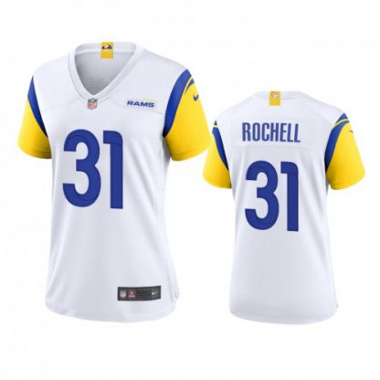 Los Angeles Los Angeles Rams #31 Robert Rochell Women's Nike Alternate Game NFL Jersey - White