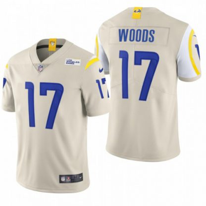 Los Angeles Los Angeles Rams #17 Robert Woods Men's Nike Bone 2020 Vapor Untouchable Limited NFL Jersey