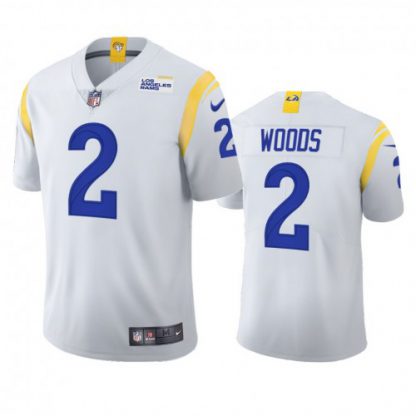 Los Angeles Los Angeles Rams #2 Robert Woods Men's Nike 2021 Vapor Limited NFL Jersey - White