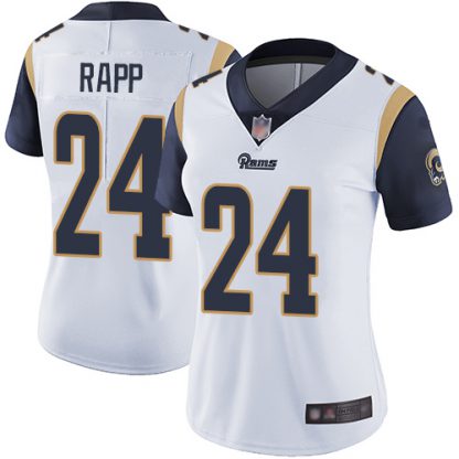 Nike Los Angeles Rams #24 Taylor Rapp White Women's Stitched NFL Vapor Untouchable Limited Jersey