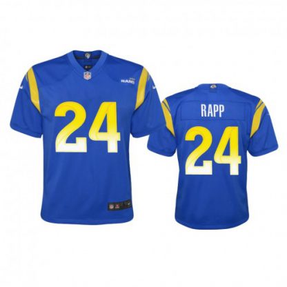 Los Angeles Los Angeles Rams #24 Taylor Rapp Youth Nike Game NFL Jersey - Royal
