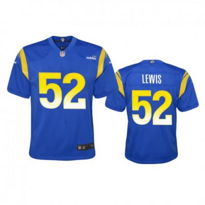Los Angeles Los Angeles Rams #52 Terrell Lewis Youth Nike Game NFL Jersey - Royal