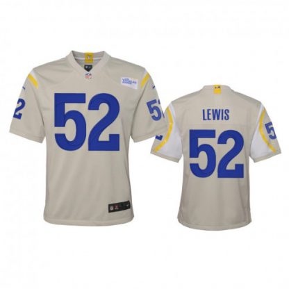 Los Angeles Los Angeles Rams #52 Terrell Lewis Youth Nike Game NFL Jersey - Bone