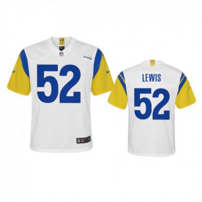Los Angeles Los Angeles Rams #52 Terrell Lewis Youth Nike Alternate Game NFL Jersey - White